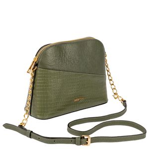Cross Bag Pequena Couro Sestini Terrene - Oliva