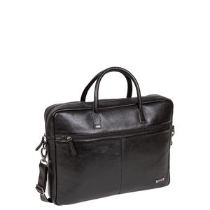 Bolsa Executiva Vertical Couro - Preto
