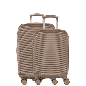 Kit 2 Malas de Viagem Média e Bordo Vega 3T - Dourado