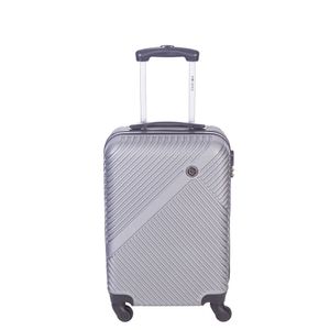 Mala de Viagem Bordo com Rodas 360° Travel One Cross - Prata