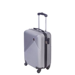 Mala de Viagem Bordo com Rodas 360° Travel One Cross - Prata