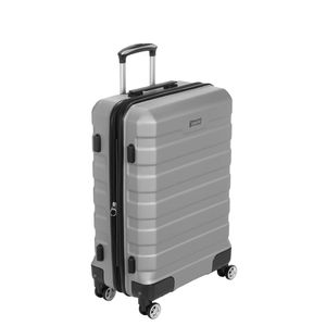 Mala de Viagem Média com Rodas 360° Wheeless 1T - Cinza Grafite