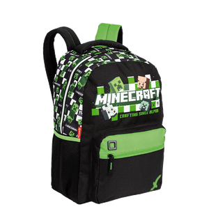 Mochila Grande Minecraft Plus 15 Anos - Colorido