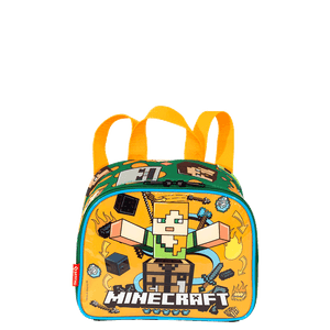 Lancheira Pequena Minecraft Funtage - Colorido