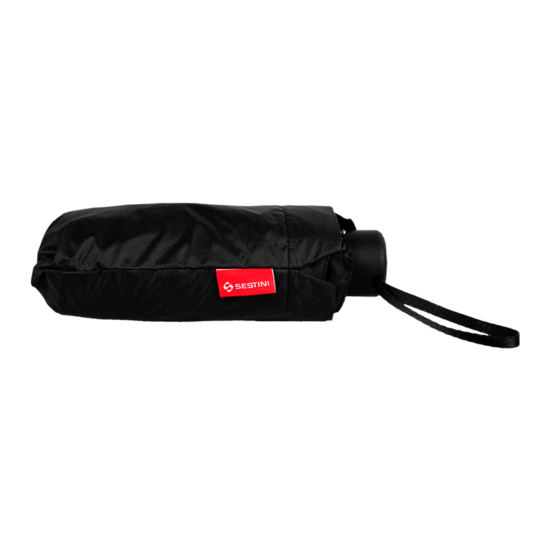 Mini Guarda-Chuva Manual Preto | Proteção UV Compacta