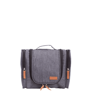 Necessaire Grande com Divisão - Cinza