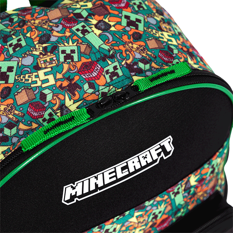 Mochilete Grande Minecraft X Funtage - Colorido