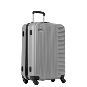 Mala de Viagem Média com Rodas 360° Classy 24- Prata