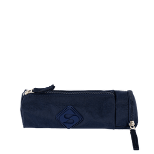 Estojo com Bolso Crinkle 2 - Azul