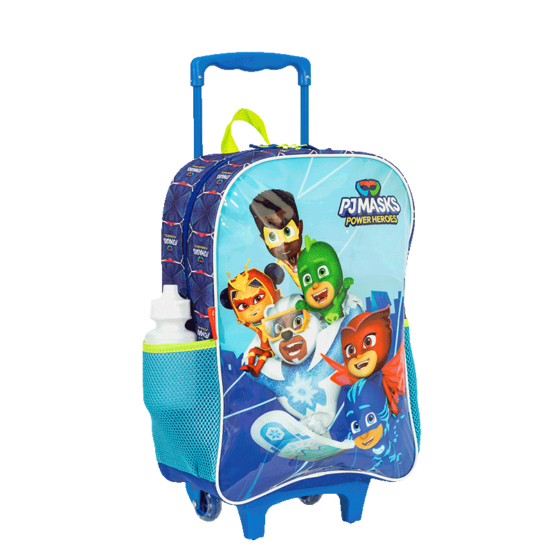 Mochilete Grande PJ Masks Power Heroes - Colorido