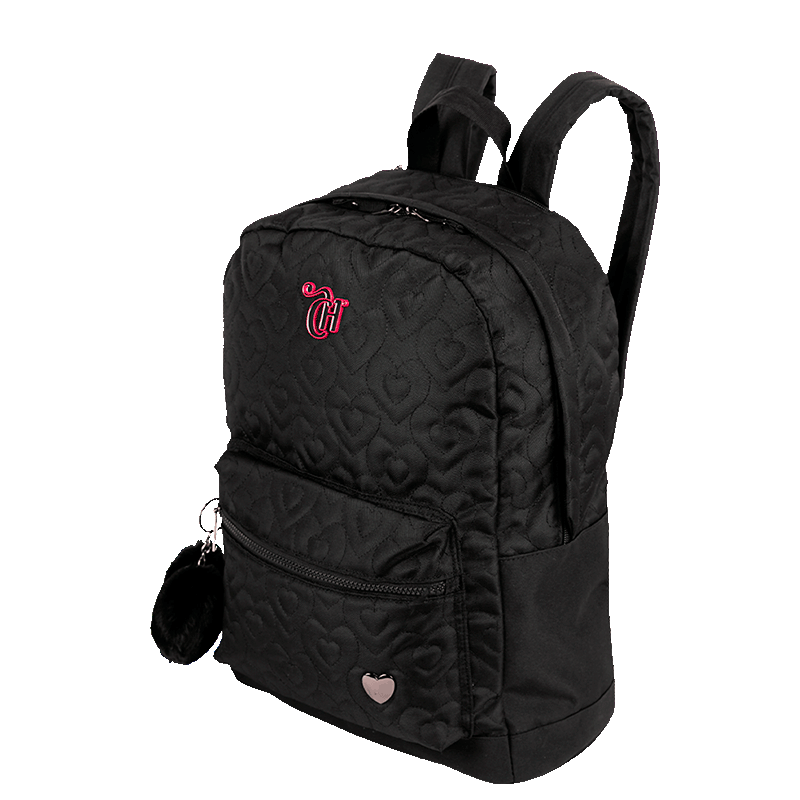 Mochila Grande Capricho Crush - Preto