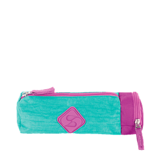 Estojo com Bolso Crinkle 2 Azul - Turquesa