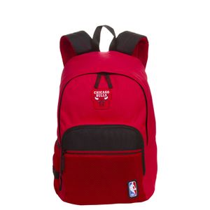 Kit Mochila Grande mais Mochila Compacta e Estojo 2 Compartimentos Chicago Bulls - Vermelho