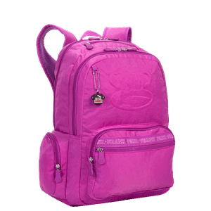Mochila Grande 2 Compartimentos Paul Frank Classics - Orquídea
