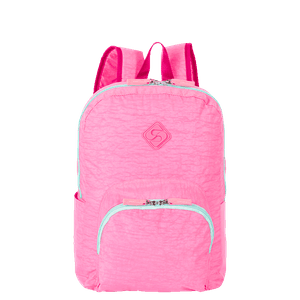 Mochila Sestini Happy  Crinkle 2 Double Rosa - Pink