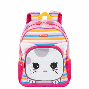 Kit  Mochila Média e Estojo 2 Compartimentos Sestini Kids X Cat 4 - Colorido