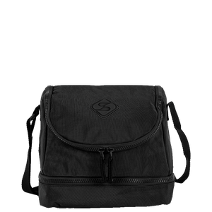 Lancheira 2 Compartimentos Sestini Lunch Crinkle 2 - Preto