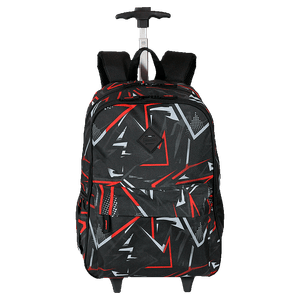 Mochila Carrinho Externo Sestini Rolling Grande Orange Power - Preto com Laranja