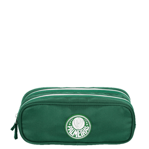 Estojo 2 Compartimentos Palmeiras X01 - Verde