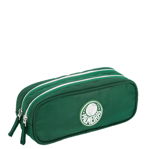 Estojo 2 Compartimentos Palmeiras X01 - Verde