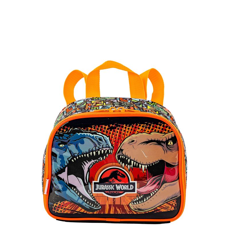 Kit Mochilete Grande e Lancheira Pequena Jurassic M Battle - Colorido