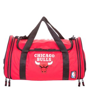 Kit Sacola e Estojo 2 Compartimentos Chicago Bulls - Vermelho
