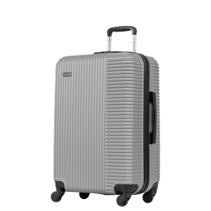 Kit 2 Malas de Viagem Média e Bordo Classy - Prata