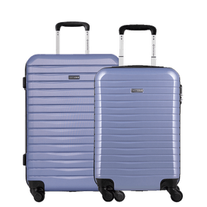 Kit 2 Malas de Viagem Média e Bordo Deluxe - Azul