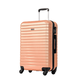 Kit 2 Malas de Viagem Média e Bordo Deluxe - Dourado