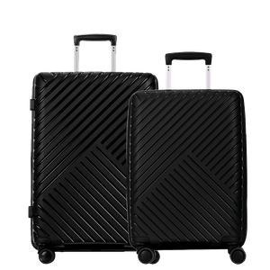 Kit 2 Malas de Viagem Média e Bordo PP Max - Preto