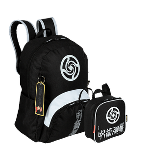 Kit  Mochila Grande e Lancheira Pequena Jujutsu M Anime - Colorido