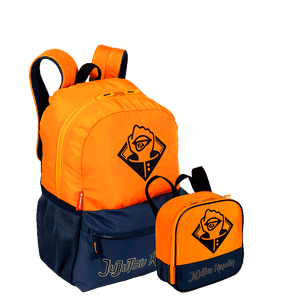 Kit  Mochila Grande e Lancheira Pequena Jujutsu M Plus Tokyo - Colorido