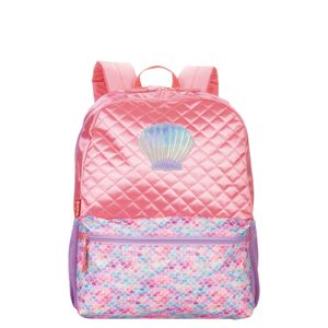 Kit  Mochila Grande e Lancheira Pequena Sestini M Plus Sereia 3 - Colorido