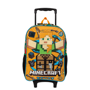 Kit Mochilete Grande e Lancheira Pequena Minecraft M Funtage - Colorido