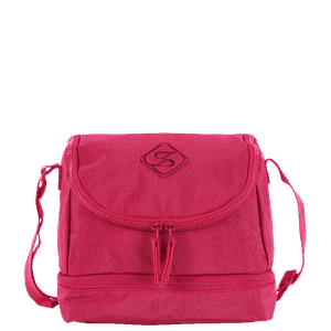 Lancheira 2 Compartimentos Sestini Lunch Crinkle 2 Rosa - Pink