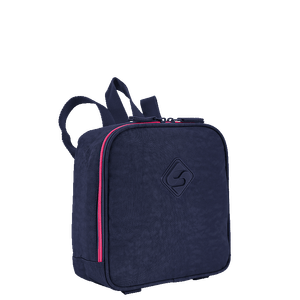 Lancheira Grande Sestini Lunch Crinkle - Azul Neon