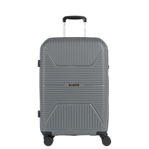 Kit 2 Malas de Viagem Média e Bordo PP Prime - Cinza  Oceanico