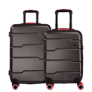 Kit 2 Malas de Viagem Média e Bordo V8 - Grafite
