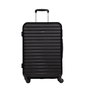 Mala de Viagem Média com Rodas 360° Deluxe 24 - Preto