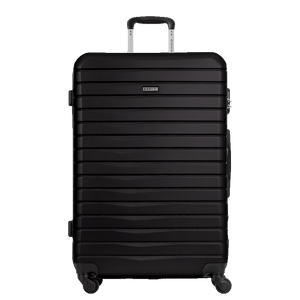 Mala de Viagem Grande com Rodas 360° Deluxe 28 - Preto
