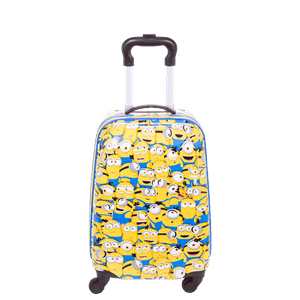 Mala de Viagem Pequena com Rodas 360° Minions - Colorido
