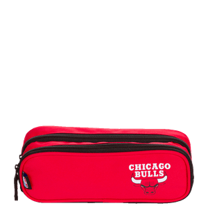 Estojo 2 Compartimentos NBA Legend Chicago Bulls - Vermelho