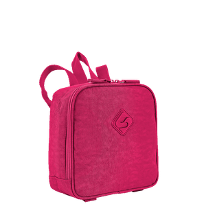 Lancheira Grande Sestini Lunch Crinkle Rosa - Pink