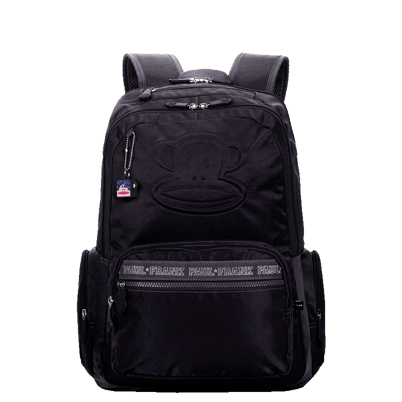 mochila-g-2-compartimentos-paul-frank-t03-preto-sestini-075763-01-frente