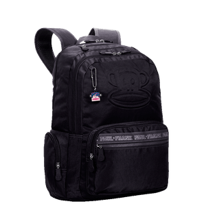 Mochila Grande 2 Compartimentos Paul Frank Classics Preto