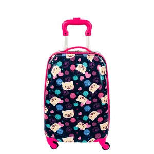 Mala de Viagem Pequena com Rodas 360° Sestini Kids Cat 3 - Colorido