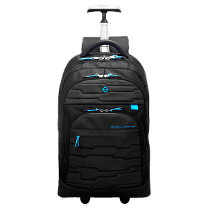 Mochila Carrinho Mega Rodas Sestini Evolution Dark Division - Preto