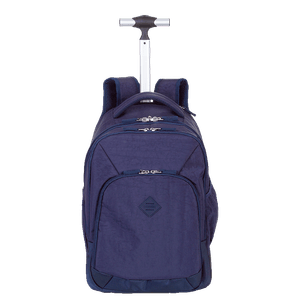 Mochila Carrinho 2 em 1 Sestini Rolling Crinkle Azul