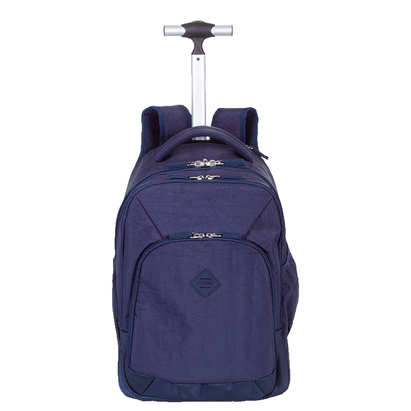 mochila-carrinho-2-compartimentos-rolling-crinkle-azul-sestini-075710-04-frente