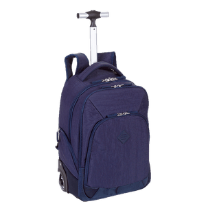 Mochila Carrinho 2 em 1 Sestini Rolling Crinkle Azul